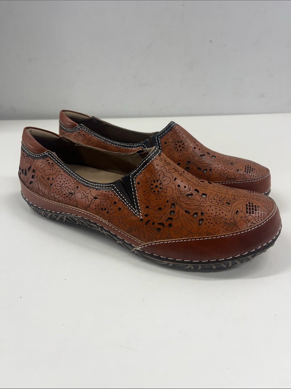 NEW L'Artiste LIBORA Shoes in Camel Leather Size 40 (US 9)